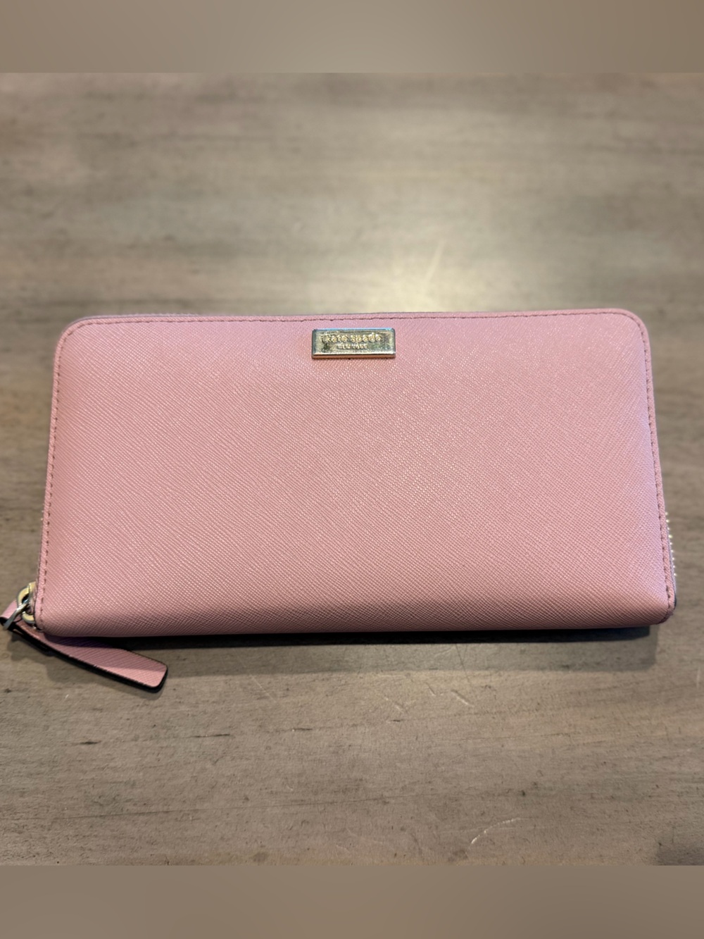 Kate Spade New York Laurel Way Neda Zip Around Accordion Pink Wallet